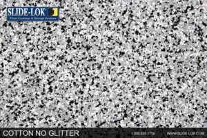 cotton no glitter flooring chips logo