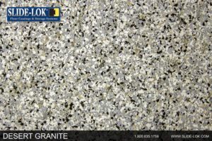 desert granite flooring chips logo