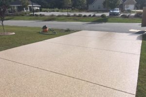 driveway after polyaspartic