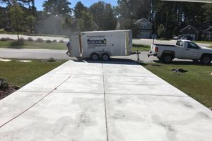 driveway before polyaspartic