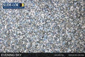 evening sky flooring chips logo