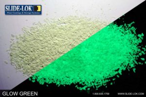 glow green flooring chips logo