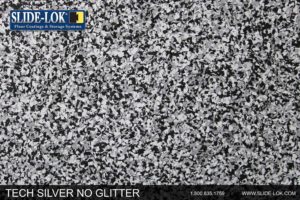 tech silver no glitter flooring chips logo